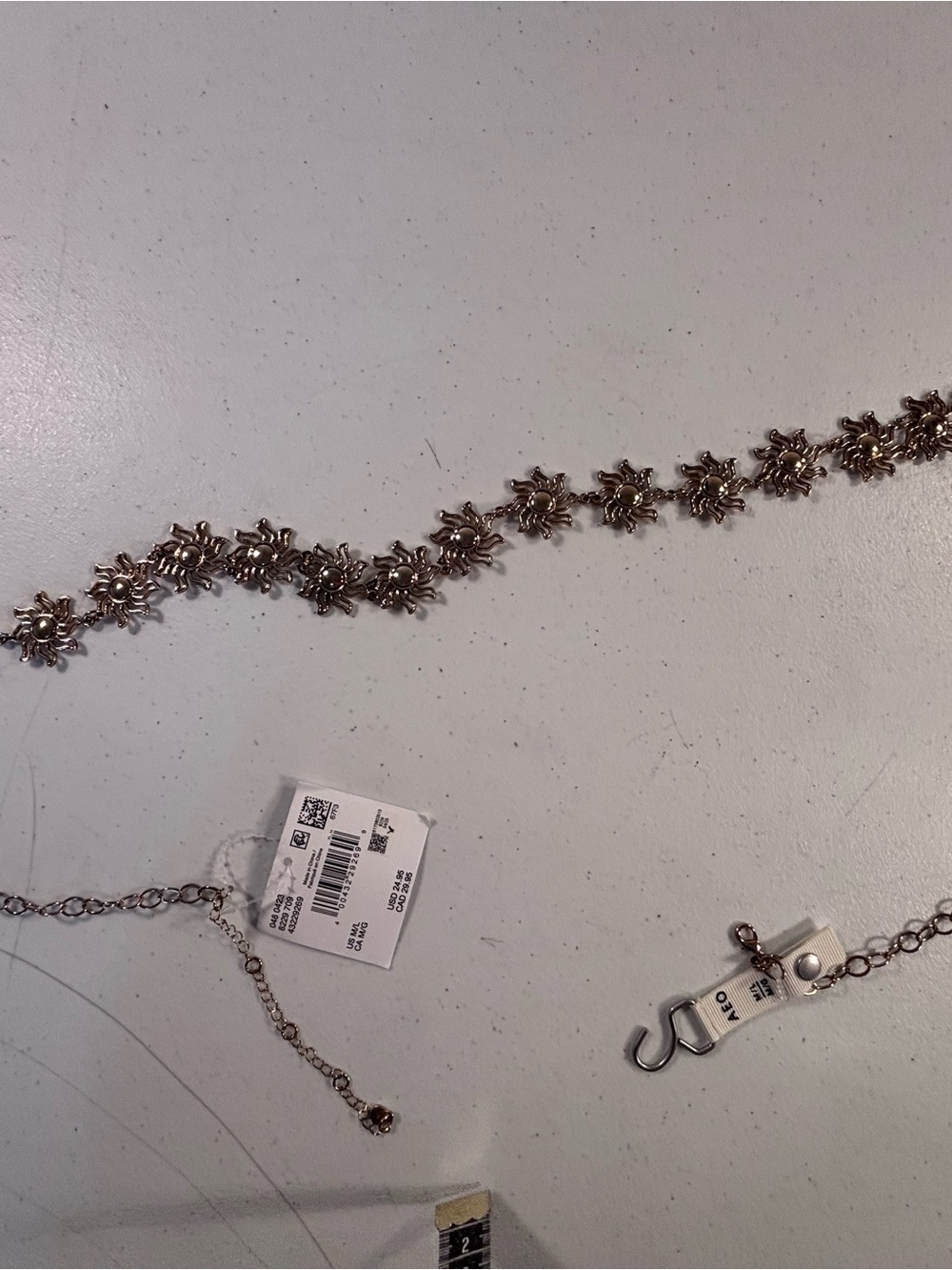 American Eagle Outfitters sun Link Belt in Gold